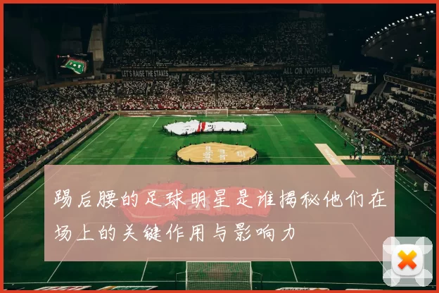 踢后腰的足球明星是谁揭秘他们在场上的关键作用与影响力