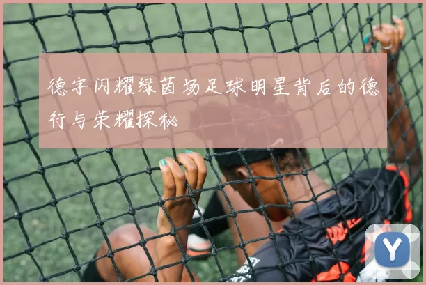 德字闪耀绿茵场足球明星背后的德行与荣耀探秘