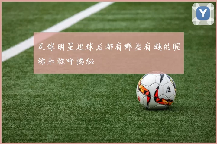 足球明星进球后都有哪些有趣的昵称和称呼揭秘